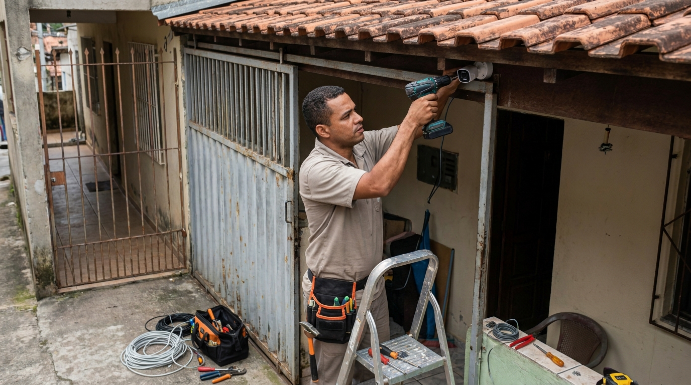 Instalação de Câmera Residencial em Divinópolis‑MG