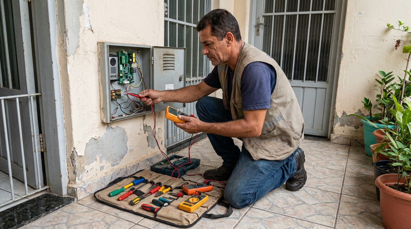 Troca de Fiação de Interfone em Divinópolis‑MG
